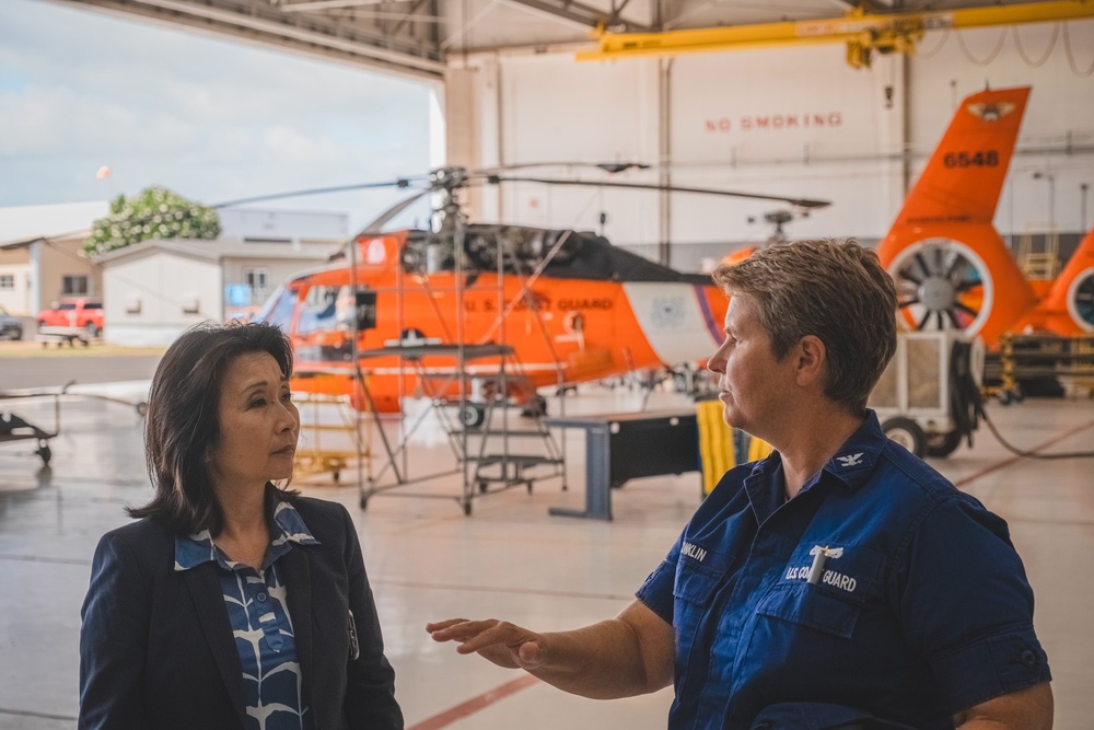 Coast Guard, agencies continue response to Western Maui Fires