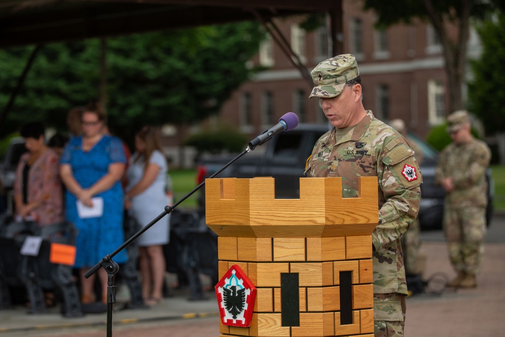 555th Engineer Brigade Change of Command