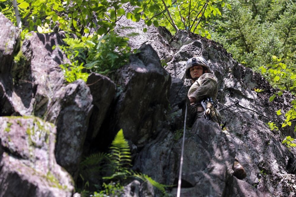 Vermont National Guard's 3-172 Infantry Train in the Green Mountains