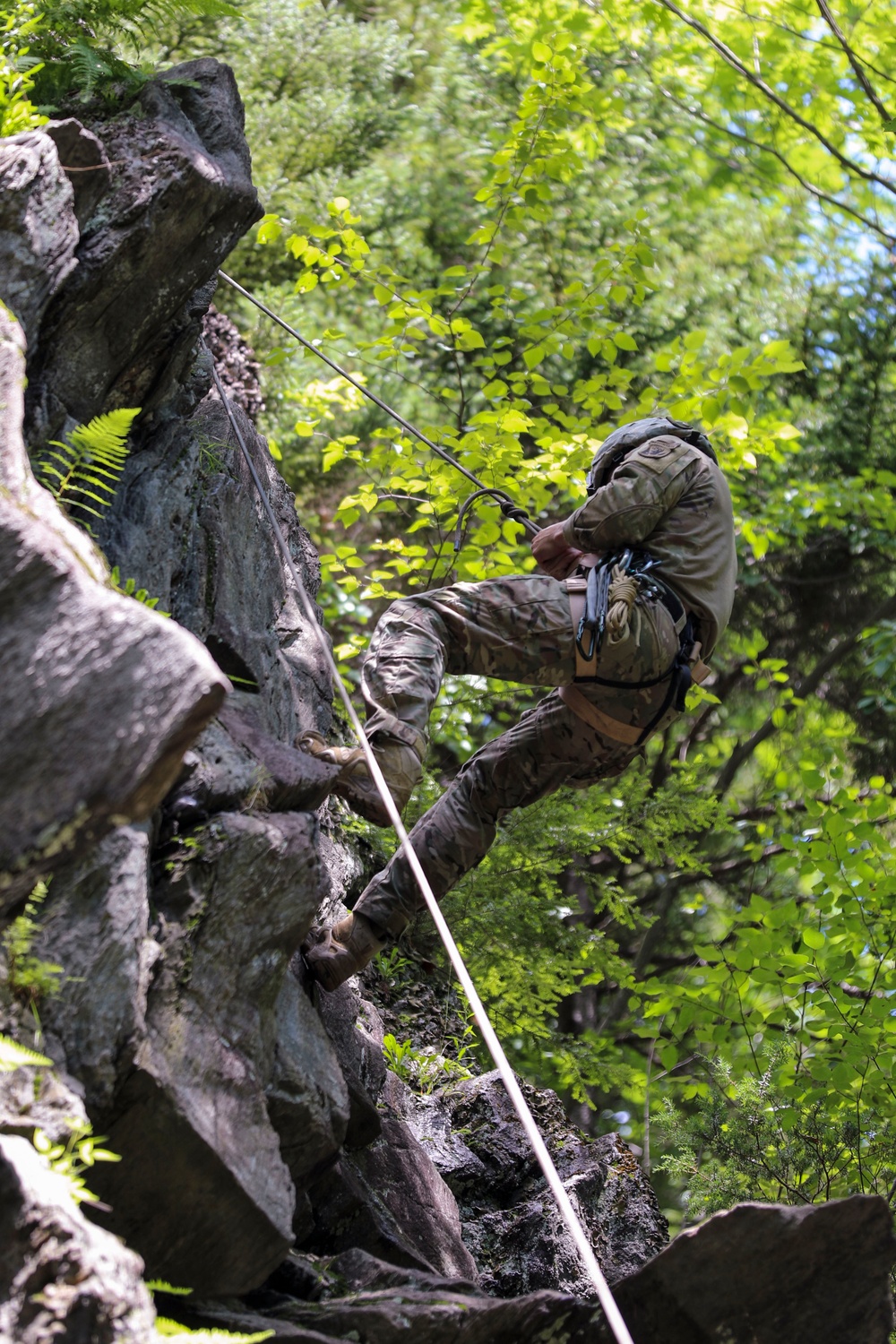 Vermont National Guard's 3-172 Infantry Train in the Green Mountains