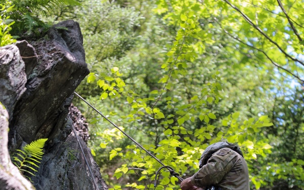 Vermont National Guard's 3-172 Infantry Train in the Green Mountains