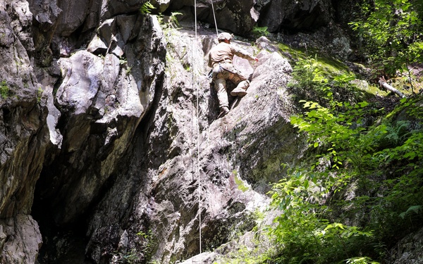 Vermont National Guard's 3-172 Infantry Train in the Green Mountains