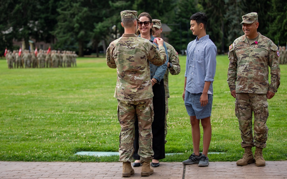 555th Engineer Brigade Change of Command