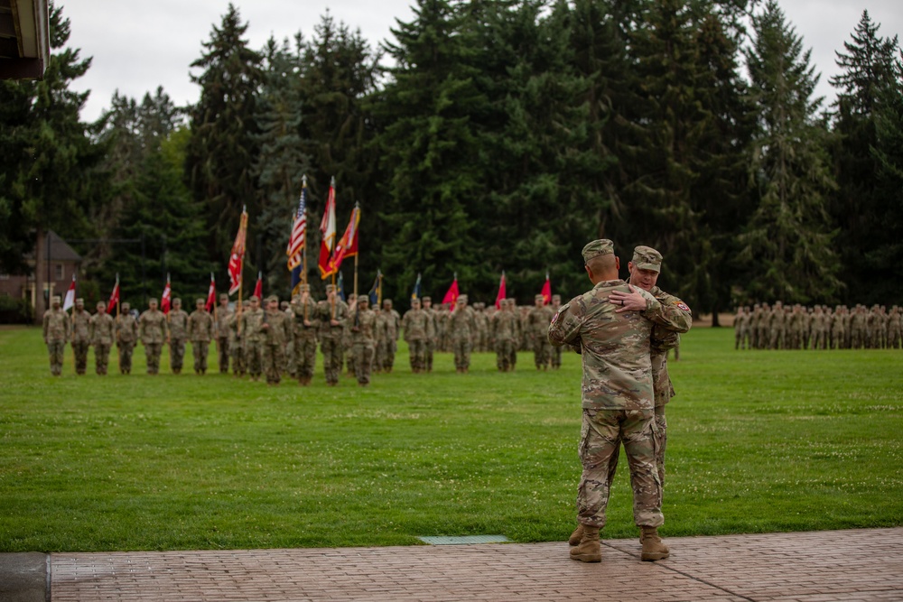 555th Engineer Brigade Change of Command