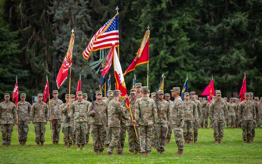 555th Engineer Brigade Change of Command