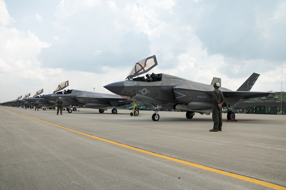 U.S. Marines with VMFA-211 participate in Northern Lightning 23