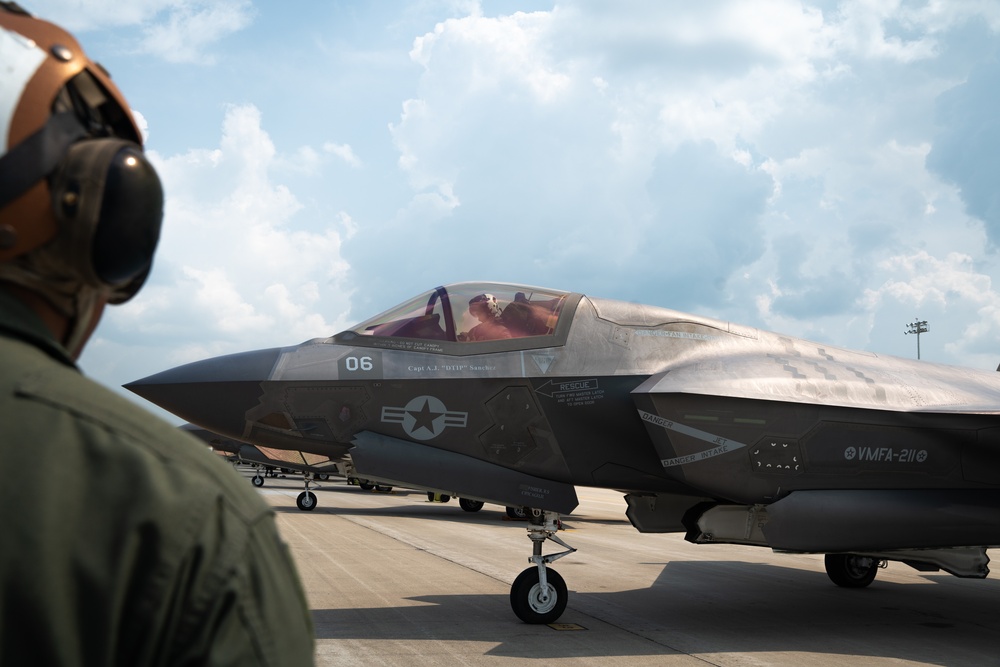 U.S. Marines with VMFA-211 participate in Northern Lightning 23
