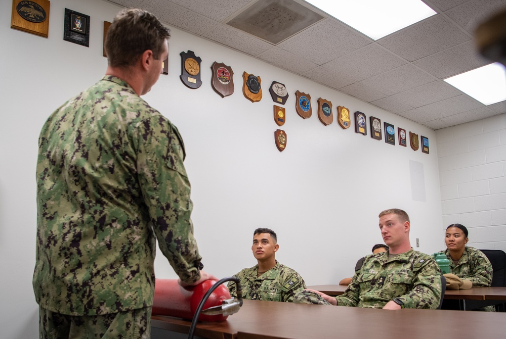 UH Midshipmen Firefighting Training