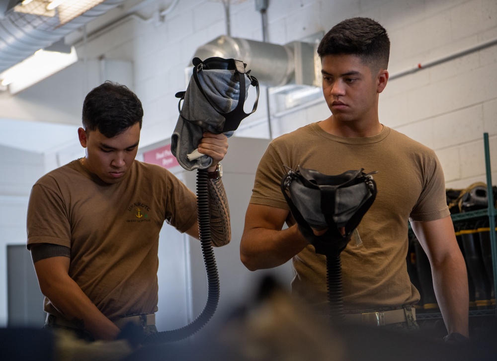 UH Midshipmen Firefighting Training