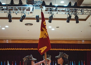 Capt. Kassandra Schmidt takes charge of Alpha Company, H&amp;S Battalion, MCIPAC