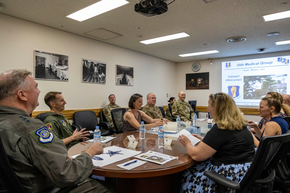 USFJ, 5th Air Force commander visits Misawa Air Base