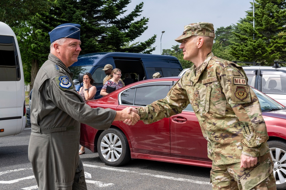 USFJ, 5th Air Force commander visits Misawa Air Base