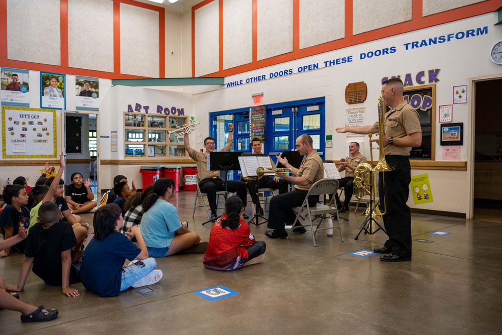 PACFLT Band Performs at Boys and Girls Club of Hawaii