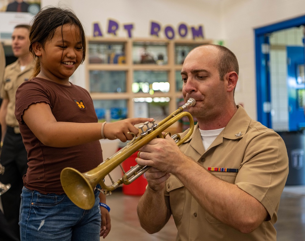 PACFLT Band Performs at Boys and Girls Club of Hawaii