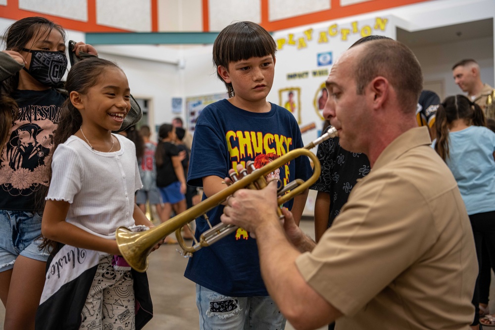 PACFLT Band Performs at Boys and Girls Club of Hawaii