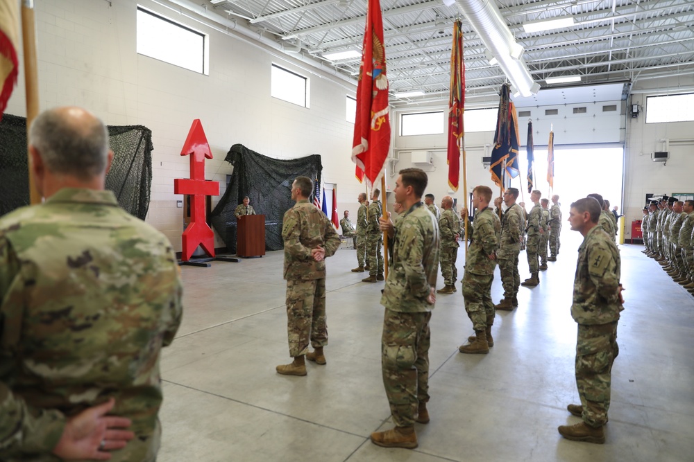 Command of Wisconsin’s Red Arrow Brigade Passes from Alston to Elder