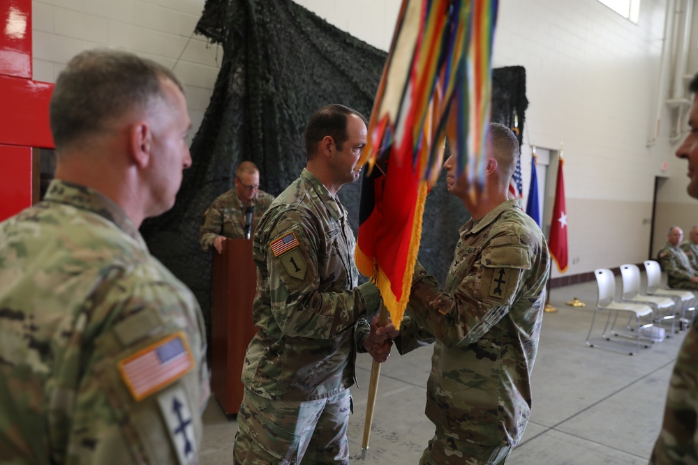 Command of Wisconsin’s Red Arrow Brigade Passes from Alston to Elder