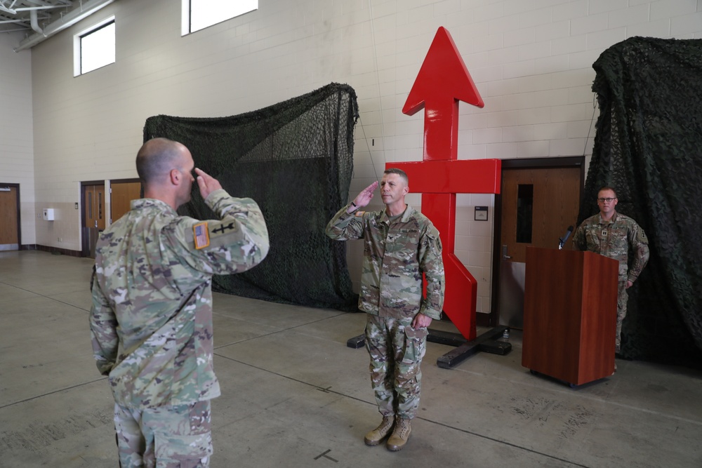 Command of Wisconsin’s Red Arrow Brigade Passes from Alston to Elder