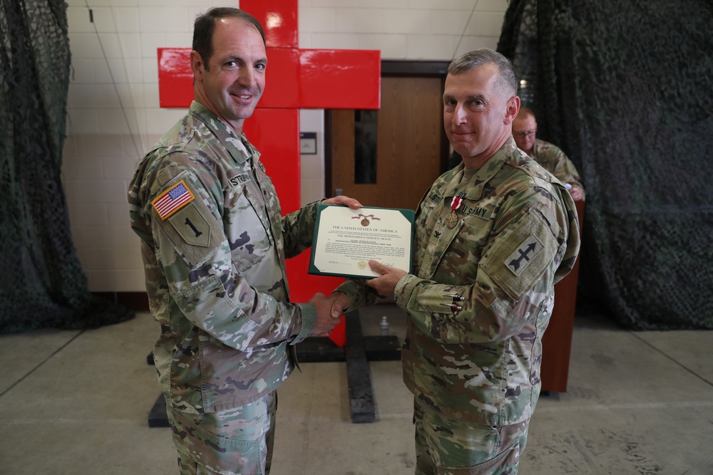 Command of Wisconsin’s Red Arrow Brigade Passes from Alston to Elder