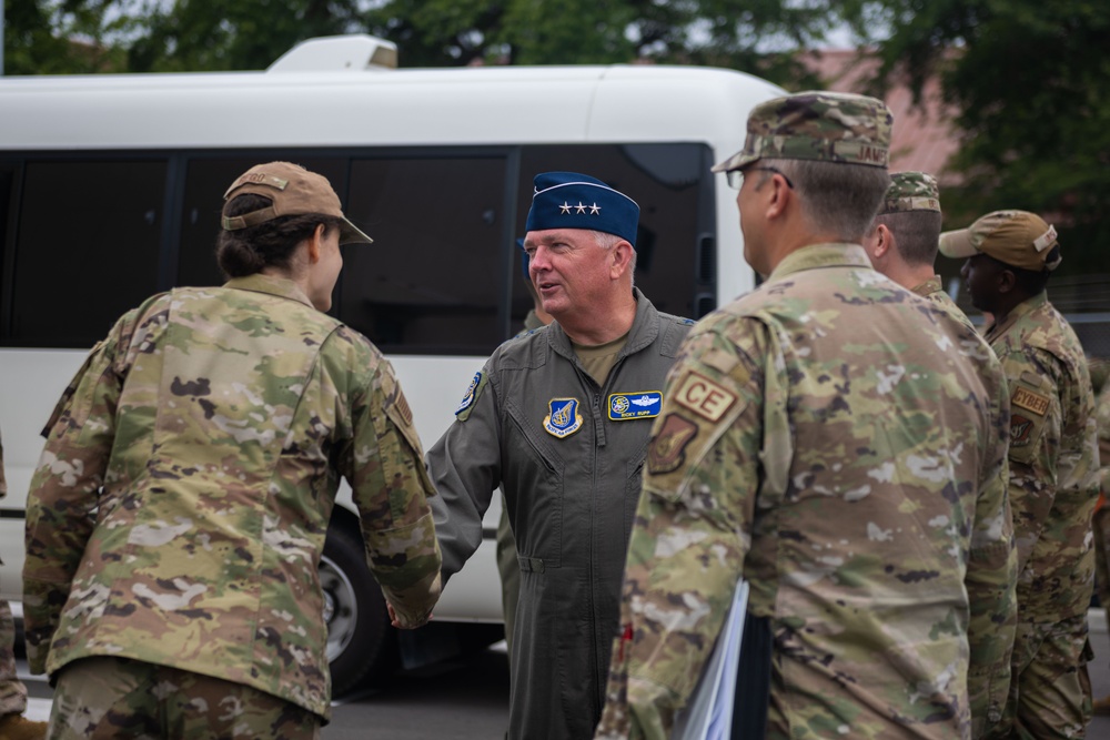 USFJ, 5th Air Force commander visits Misawa Air Base