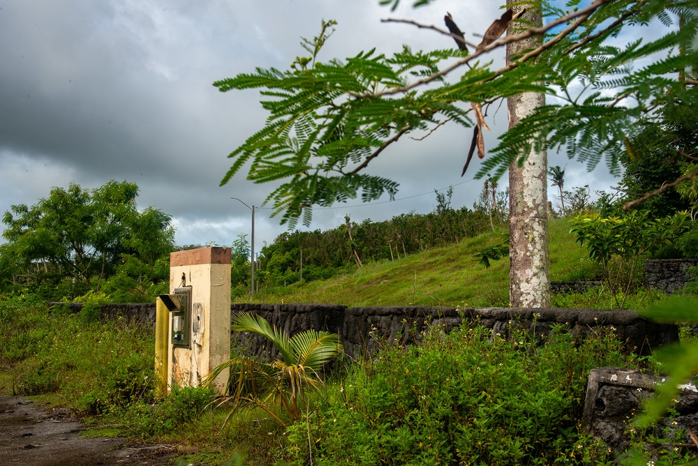 Staff Delegates Tour Proposed Sites for Guam Defense System