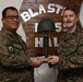 U.S. Marines with Explosive Ordnance Disposal Company, 9th Engineer Support Battalion, thanks Philippine Army Explosive Ordnance Disposal Battalion, Army Support Command.