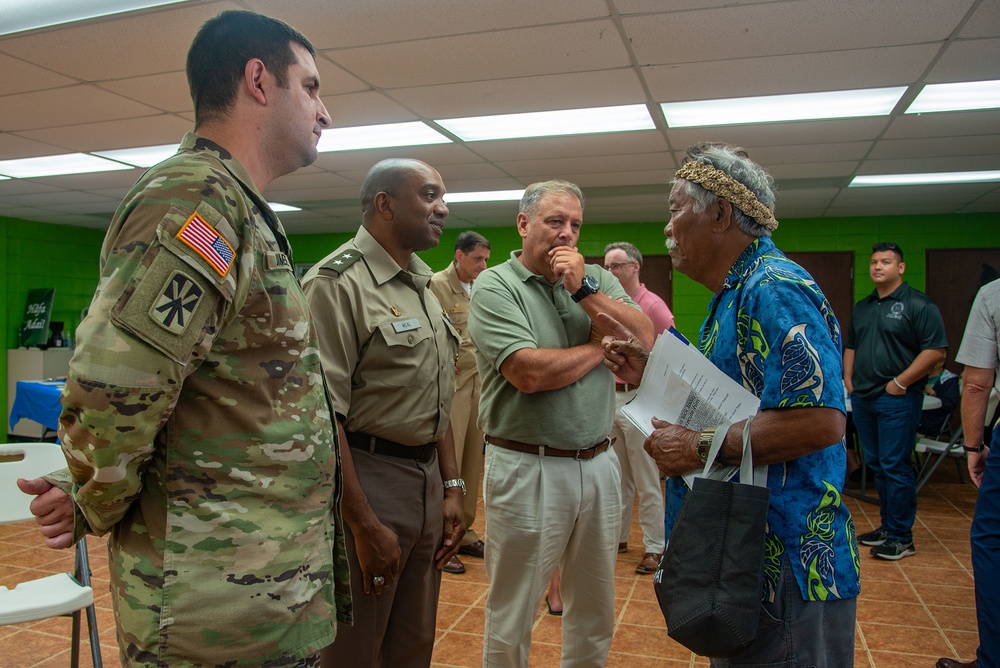 Local Residents Attend Scoping Meeting for Guam Defense System in Hagat