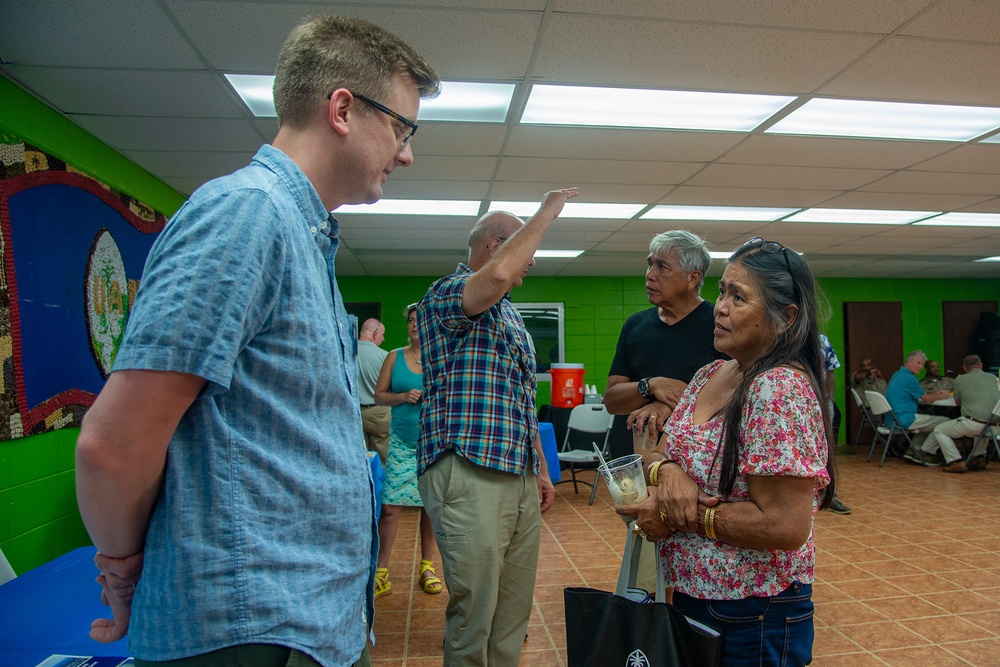 Local Residents Attend Scoping Meeting for Guam Defense System in Hagat