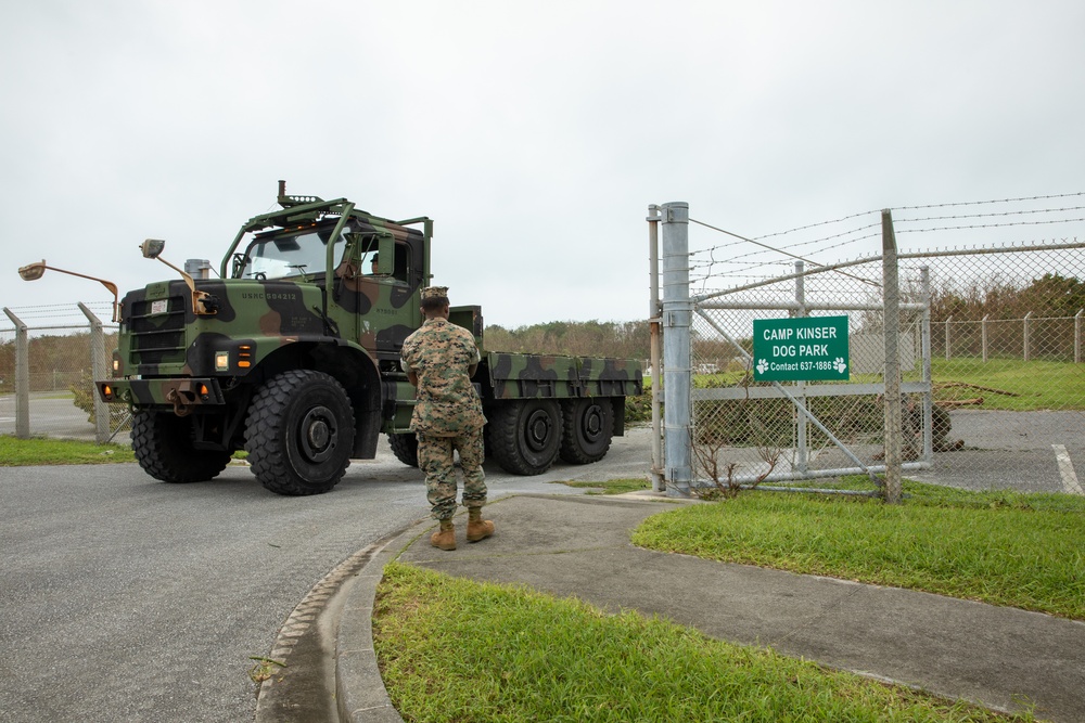 Camp Base Operations leads clean-up efforts after Typhoon Khanun