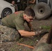 U.S. Marines with Explosive Ordnance Disposal Company, 9th Engineer Support Battalion and Philippine Army Explosive Ordnance Disposal Battalion, Army Support Command, participate in EOD simulations.