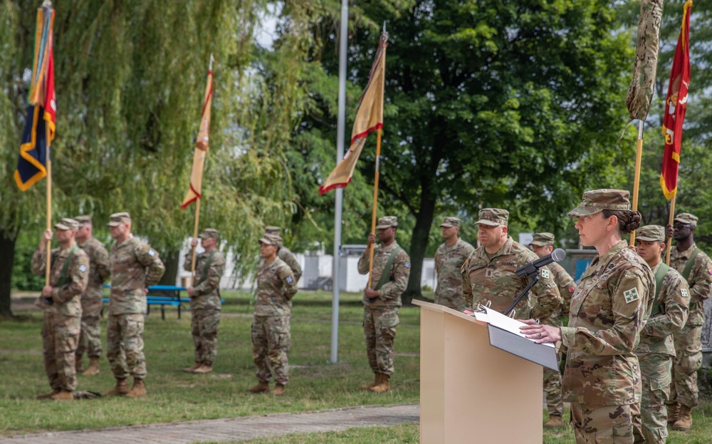 4th Division Sustainment Brigade Transfer of Authority Ceremony