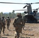 Australian Soldiers conduct air mobile ops in support of Battle Group Eagle's Armoured Battle Run