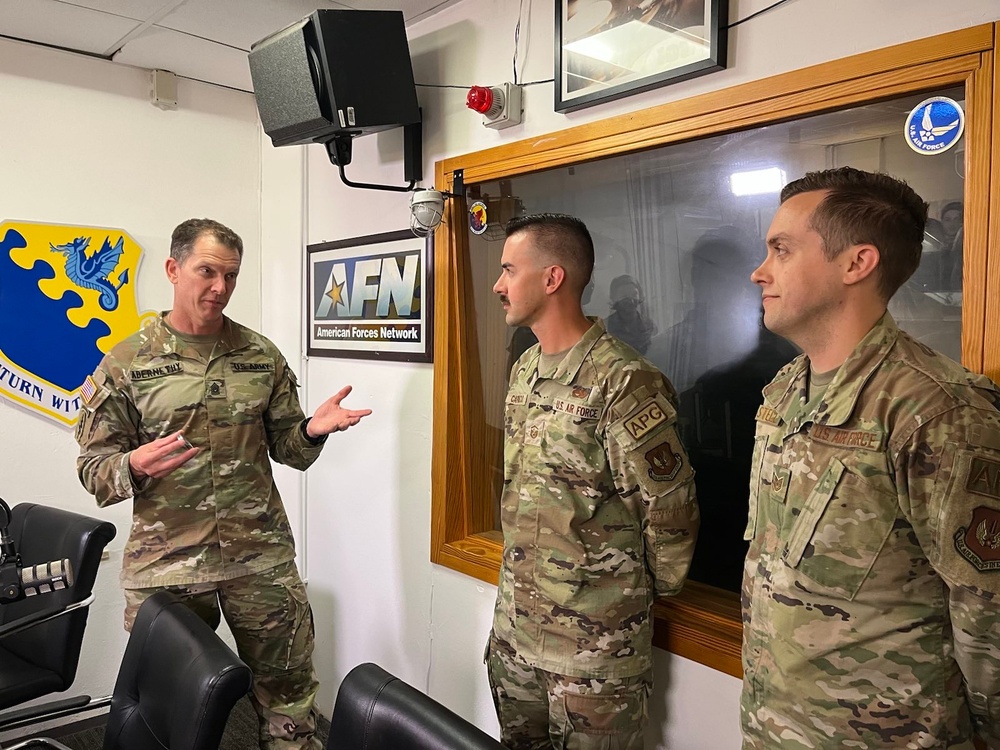 EUCOM senior enlisted leader visits Aviano