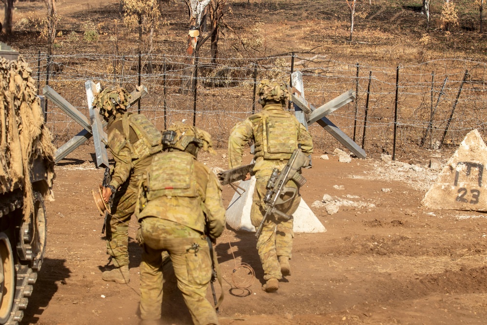 1AD and Australian Army's 3rd Brigade conduct combine arms live fire exercise