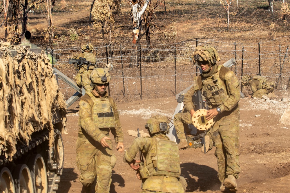 1AD and Australian Army's 3rd Brigade conduct combine arms live fire exercise