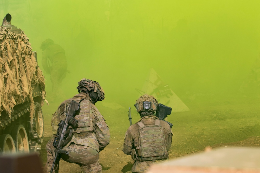 1AD and Australian Army's 3rd Brigade conduct combine arms live fire exercise