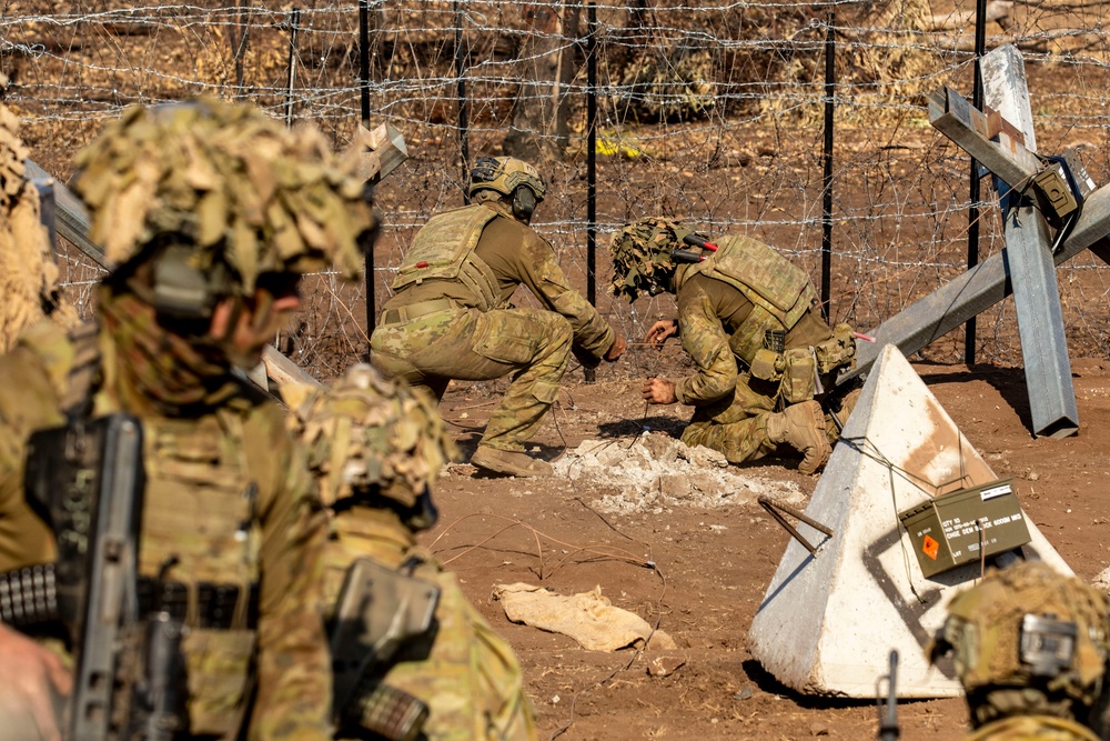 1AD and Australian Army's 3rd Brigade conduct combine arms live fire exercise