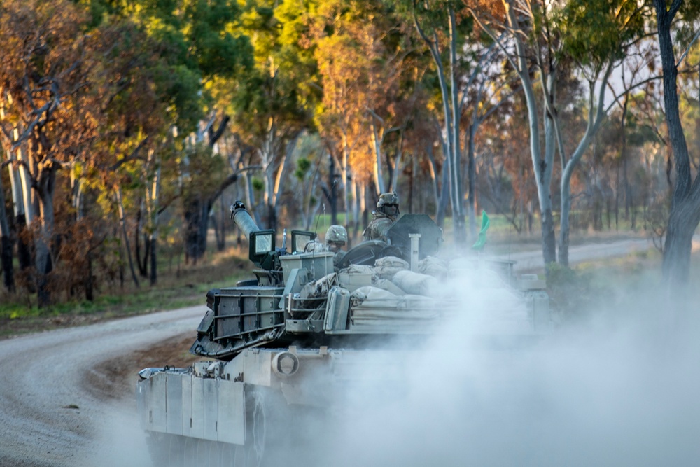 1AD and Australian Army's 3rd Brigade conduct combine arms live fire exercise