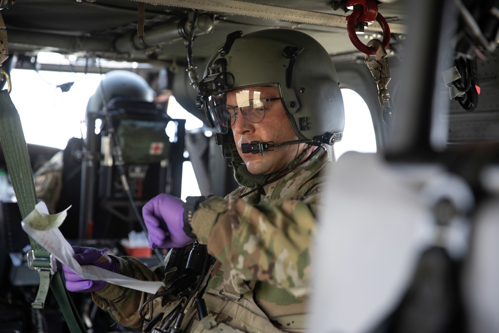 KFOR MEDEVAC training with local hospitals