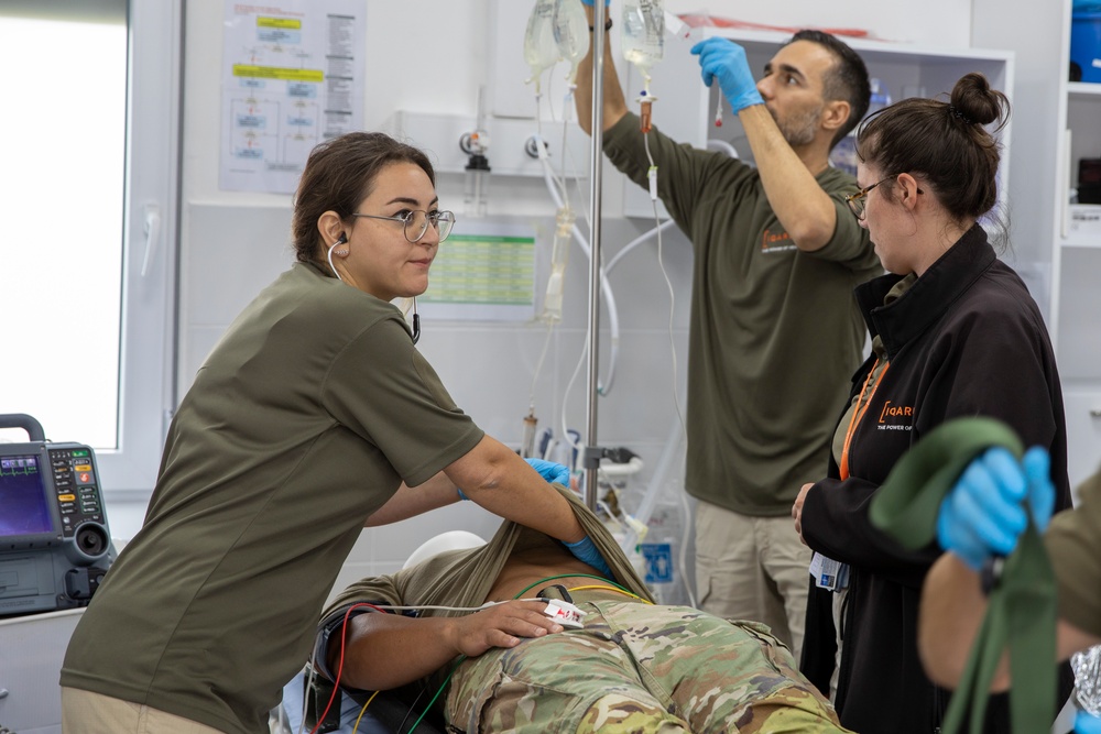 KFOR MEDEVAC training with local hospitals