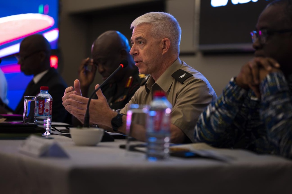 A panel of key leaders in Africa’s counter-Malaria efforts answer questions from entomologists and medical professionals at the Africa Malaria Task Force (AMTF) conference, July 17, 2023.
