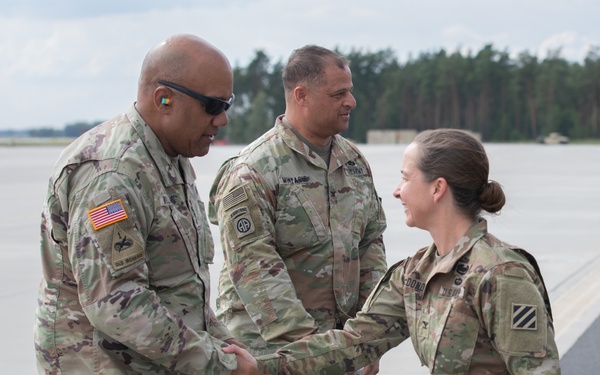 General Williams visits 3rd DSB area of operations in Poland