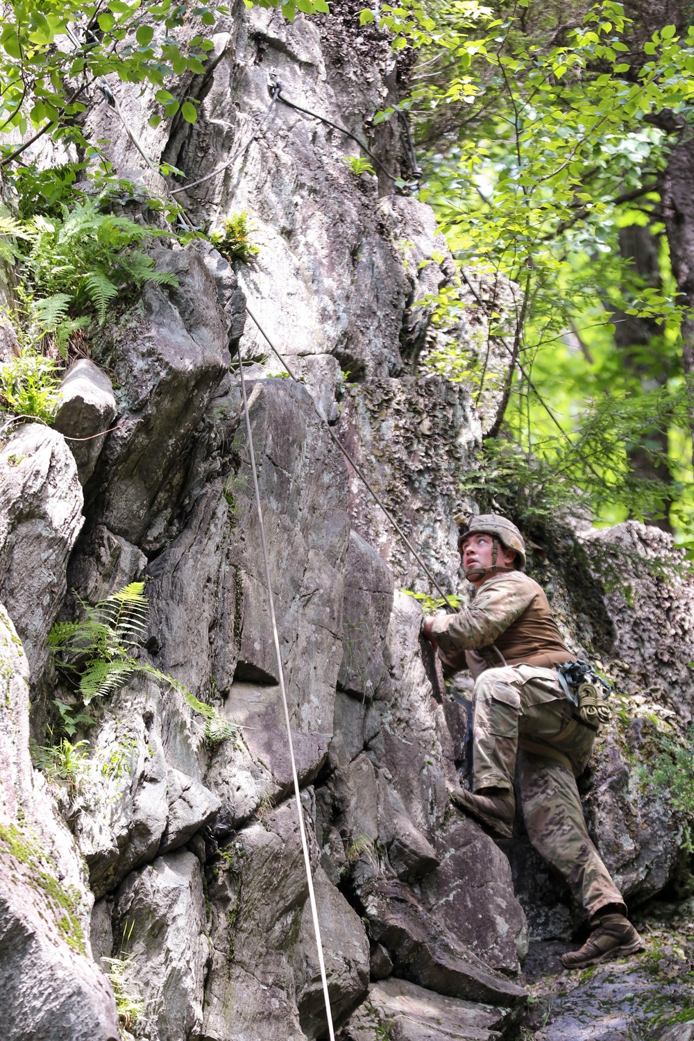 Vermont National Guard's 3-172 Infantry Train in the Green Mountains