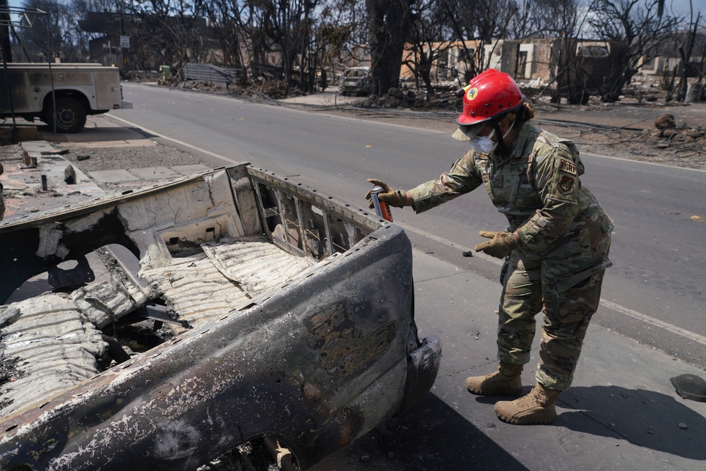 Hawaii National Guardsmen deploy to Maui County to aid in search efforts