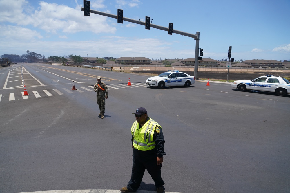 Hawaii National Guardsmen deploy to Maui County to aid in search efforts