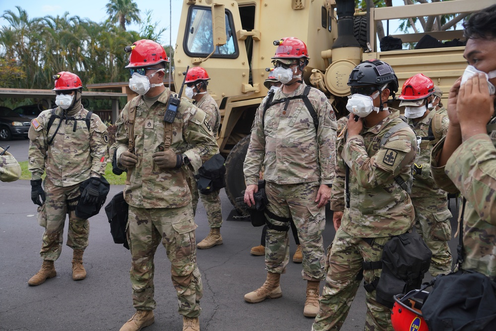 Hawaii National Guardsmen deploy to Maui County to aid in search efforts