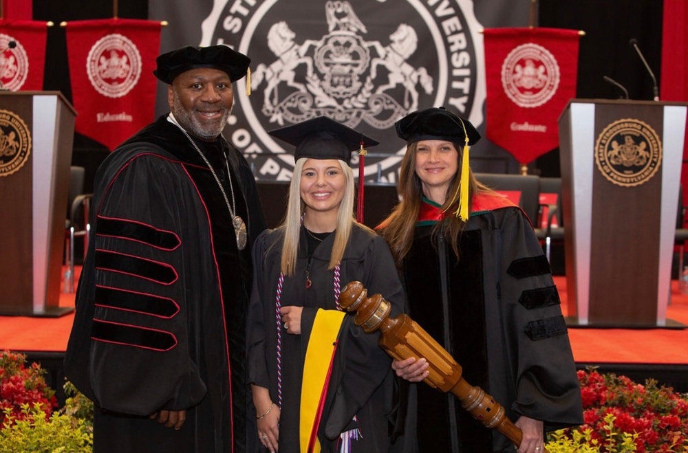 Practice makes Permanence: Pennsylvania National Guard soldier speaks at local commencement