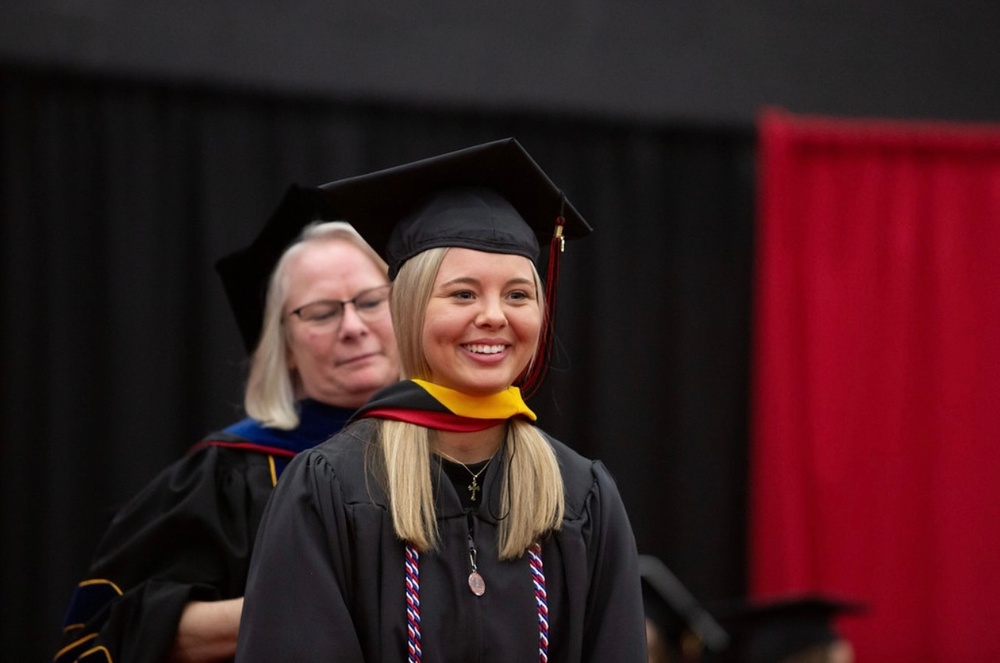 Practice makes Permanence: Pennsylvania National Guard soldier speaks at local commencement