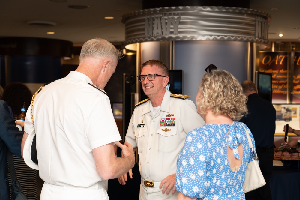 VADM Wolfe Hosts U.S. Navy Band's Concerts on The Avenue