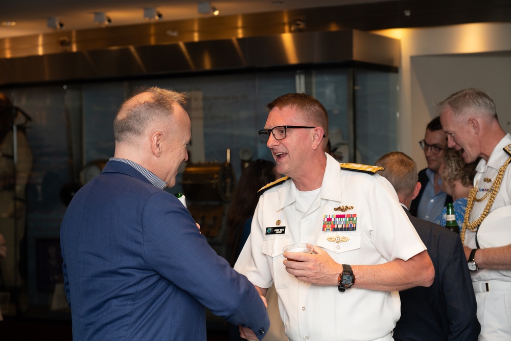 VADM Wolfe Hosts U.S. Navy Band's Concerts on The Avenue